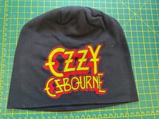 Image of Ozzy Osbourne Classic Printed Logo Lightweight Beanie Hat Officially Licensed