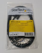 Image of StarTech.com (2m) DB9 RS232 Serial Null Modem Cable - F/F (Black)