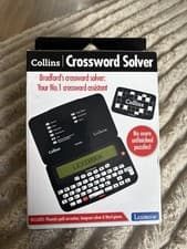 Image of Lexibook Collins Crossword Solver Black CR753EN Bradfords Electronic