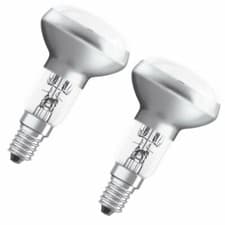 Image of Twin Pack Osram Eco Halogen R50 SES/E14 - 25w 40w 60w Replacement Dimmable