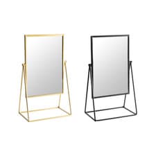 Image of Rectangle Makeup Mirror Free Standing Dressing Table Vanity Mirror 22 x 39cm