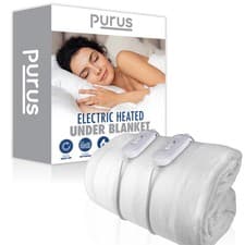 Image of Purus Electric Under Blanket Heated Bed Cover Single Double King Super King