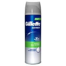 Image of GILLETTE SERIES SENSITIVE SHAVE FOAM 200ML