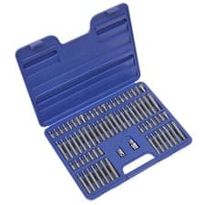 Image of Sealey TRX-Star Security Hex Spline/Ribe Bit 74 Piece 3/8" & 1/2" Square Drive