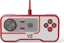 Image of Blaze Evercade VS Wired Controller (White) - Official Controller New
