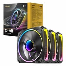 Image of Antec Orbit 120mm ARGB 200-2000Rpm Case Fan -Black - 3 Pack