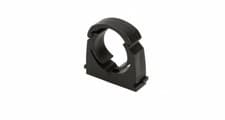 Image of Talon Black 25mm Single Hinged Pipe Clip 25mm - 27.4mm
