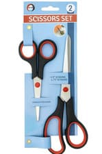 Image of 2 Pack Kitchen Household Office Scissors Set Stainless Steel Multi-Purpose Shear