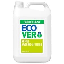Image of Ecover Washing Up Liquid Refill, Lemon & 5 l (Pack of 1), & Aloe Vera