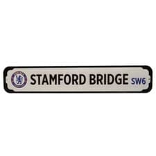 Image of Chelsea FC Deluxe Stadium Metal Sign