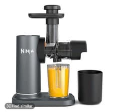 Image of Ninja Cold Press Juicer Machine | 700ml Jug & 1.1L Pulp Container, Fresh Juicer