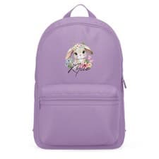Image of Personalised Baby Bunny Rabbit Backpack For Girls Mini Back to School Bunnies
