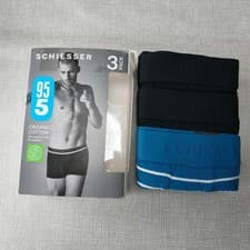Image of Schiesser Herren Boxer Shorts 3-Pack Men's XL Organic Cotton *Damaged Box*