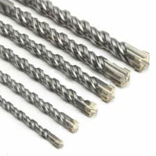 Image of SILVERLINE SDS PLUS CROSSHEAD MASONRY DRILL BIT 160mm Long x 5mm 5.5mm 6.5mm