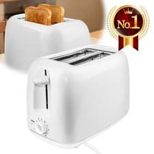 Image of Tower 2-Slice Toaster 6 Browning Levels Cancel Removable Crumb Tray