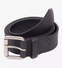 Image of Barbour Matt Leather Belt, Black size L 39 - 44 RRP 37. 95