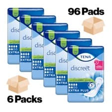 Image of 96 TENA Lady Extra Plus Discreet Incontinence Pads Absorbent Ladies Pads 6x16