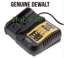 Image of Genuine DeWalt 10.8v/14.4v/18v Li-Ion XR Slide On Battery Fast Charger UK DCB112