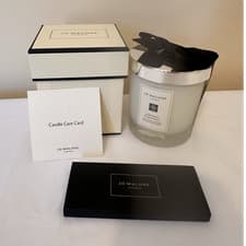 Image of Jo Malone Lime Basil & Mandarin Scented Candle Jar 200g White Wax Glass