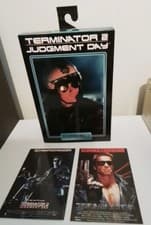 Image of Neca - Terminator 2 7" Action Figure Ultimate T-1000 (Motorcycle Cop)+postcards