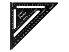 Image of Faithfull Prestige Quick Roofing Square Black Aluminium 180mm Metric FAICSQ7MCNC