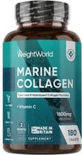 Image of Hydrolysed Marine Collagen Tablets 1800mg - 2 Months Supply - Type I & III Pepti
