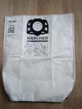 Image of Reusable Karcher Vacuum Zip Bag KFI 487 Fleece Filter Bag KAR28630060