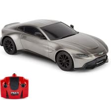Image of Aston Martin Vantage Officially Licensed Remote Control Car. 1:24 Scale Grey
