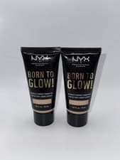 Image of 2 NYX Born To Glow Naturally Radiant Foundation Light Ivory