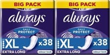 Image of 76 x Always Dailies Pantyliners Long / Ex Large, Extra Protect - Lightly Scented