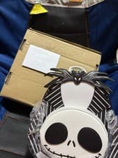 Image of Loungefly Disney Headless Jack Mini Skellington Backpack - White/Black