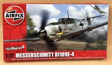 Image of Airfix Messerschmitt Bf109E-4 1:72 WWII Fighter Model Kit A01008B Sealed