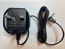 Image of Replacement 6V 0.4A Charger for BT Digital Audio Baby Monitor 400 Parents Unit