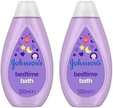 Image of Johnson’s Baby Bedtime Bath 500ml – Pack of 2, Gentle Baby Wash & Care
