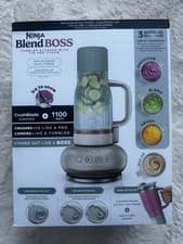 Image of Ninja XSKDB324LSCY BlendBoss 710ml Travel Tumbler–Stone. new & sealed