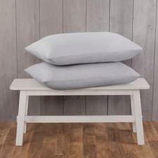 Image of Cotton Exchange 200 Thread Count Percale Pillowcase Pair - 2 Pack, 3 Colours