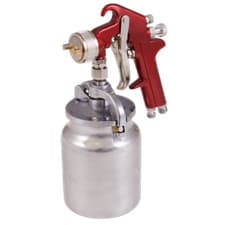 Image of Sealey S720 Suction Feed Spray Gun 2mm Set-Up