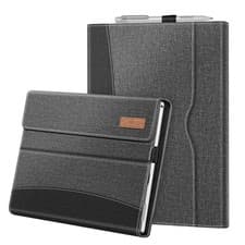 Image of FINTIE Portfolio Case for Microsoft Surface Pro 7+/7/6/5/4/3, 12.3-inch Gray