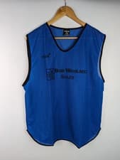 Image of X9 Mitre Pro Training Bib Mens - Blue football sports adults Small - Medium NEW