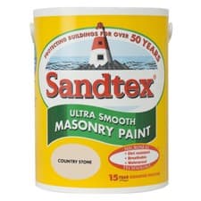 Image of Sandtex Masonry Paint 5L Ultra Smooth Quality Waterproof All 24 Colours