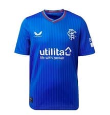 Image of Kids Football Shirt Blue 2023-2024 Rangers Home Top Sportswear brand new.
