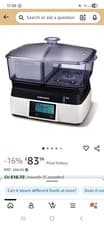 Image of Morphy Richards Intellisteam Compact Food Steamer Rrp £99.99 new. damaged box
