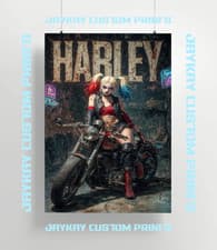 Image of Sexy Harley Quinn Joker Batman DC Universe Comics Poster Print - No Frame