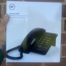 Image of BT Converse 2100 Corded Landline House Phone - Black (F4)