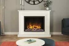 Image of Elgin & Hall PRYZM Cabrina Marble Electric Fireplace