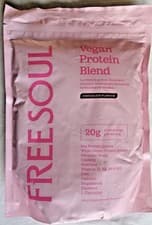 Image of Free Soul Vegan Protein Blend 600g Chocolate Flavour BBE 11/2027 New & Sealed