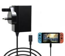 Image of For Nintendo Switch Fast Charging Charger Power Supply Adapter AC Type C cable