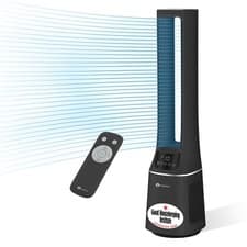 Image of Tower Fan & Air Purifier | Bladeless, 2-in-1 with 10 Speed Settings | PureMate