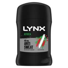 Image of Lynx Dry Africa Anti-Perspirant Deodorant Stick - 50ml