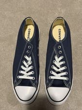 Image of Converse Unisex Chuck Taylor M9697 Trainers, Blue Navy, 11 UK